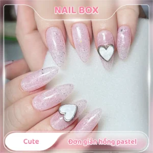 Ảnh sản phẩm Nail Box Nail box cute đơn giản hồng pastel