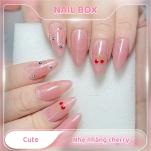Ảnh sản phẩm Nail Box Nail box cute nhẹ nhàng cherry