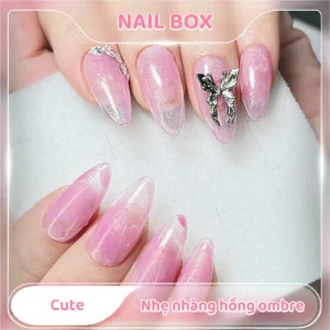 Ảnh sản phẩm Nail Box Nail box cute nhẹ nhàng hồng ombre