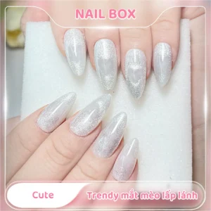 Ảnh sản phẩm Nail Box Nail box cute trendy mắt mèo lấp lánh