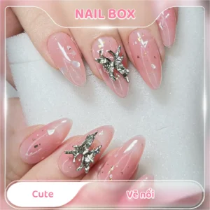 Ảnh sản phẩm Nail Box Nail box cute vẽ nổi