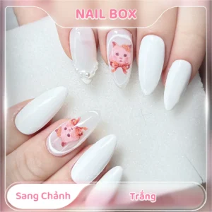 Ảnh sản phẩm Nail Box Nail box sang chảnh trắng
