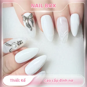 Ảnh sản phẩm Nail Box Nail box thiết kế cao cấp đính nơ