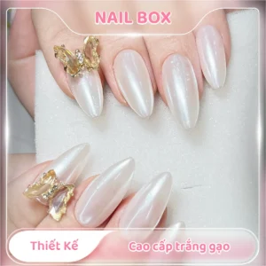 Ảnh sản phẩm Nail Box Nail box thiết kế cao cấp trắng gạo