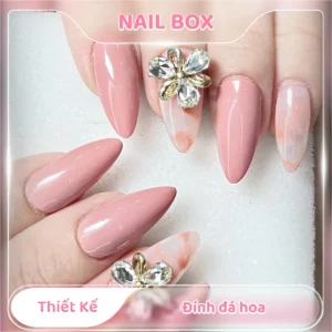 Ảnh sản phẩm Nail Box Nail box thiết kế đính đá hoa